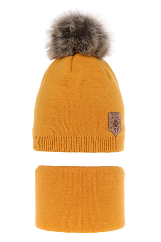 Winter set for boy: hat and tube scarf Apolin