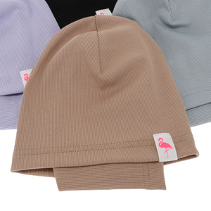 Girl's spring, autumn cotton set: hat and tube scarf, ecru, Rumilla