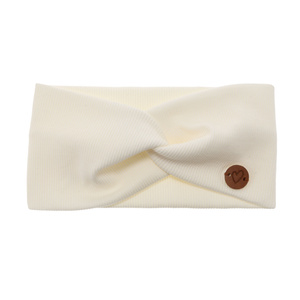 Girl's spring, autumn headband, cotton, ecru Kasjana
