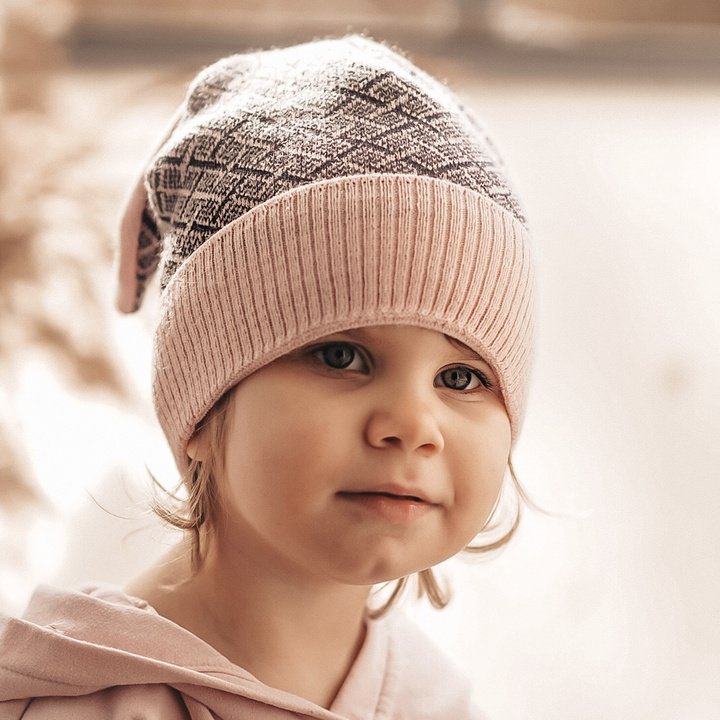 Girl's winter/ autumn hat yellow Rabbit