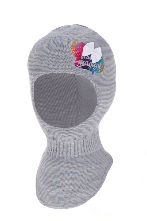 Girl's spring/ autumn balaclava grey Azura