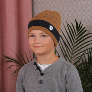 Boy's winter/ autumn hat grey Kenet