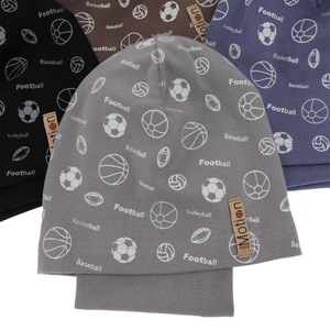 Boy's spring/ autumn set: hat and tube scarf grey Paolo