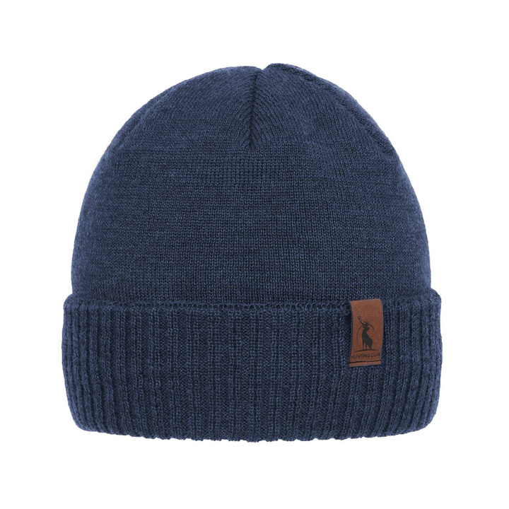 Men's winter hat - blue merino wool Hogan
