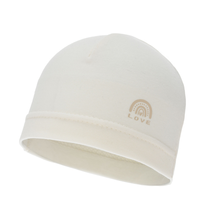 Boy's spring/ autumn hat, cream, Buddy