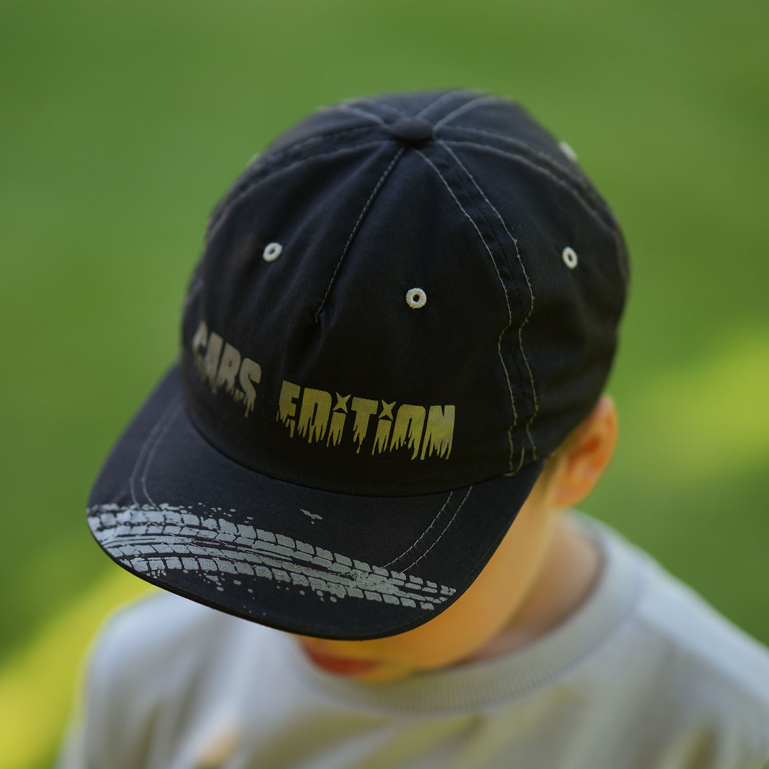 Boy's summer cap red Cars Edition