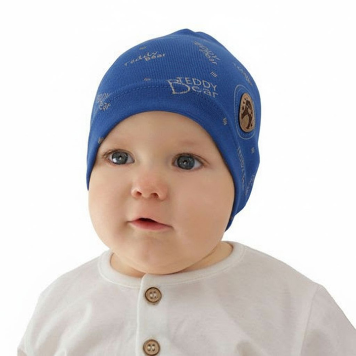 Boy's spring/ autumn hat blue Tedi