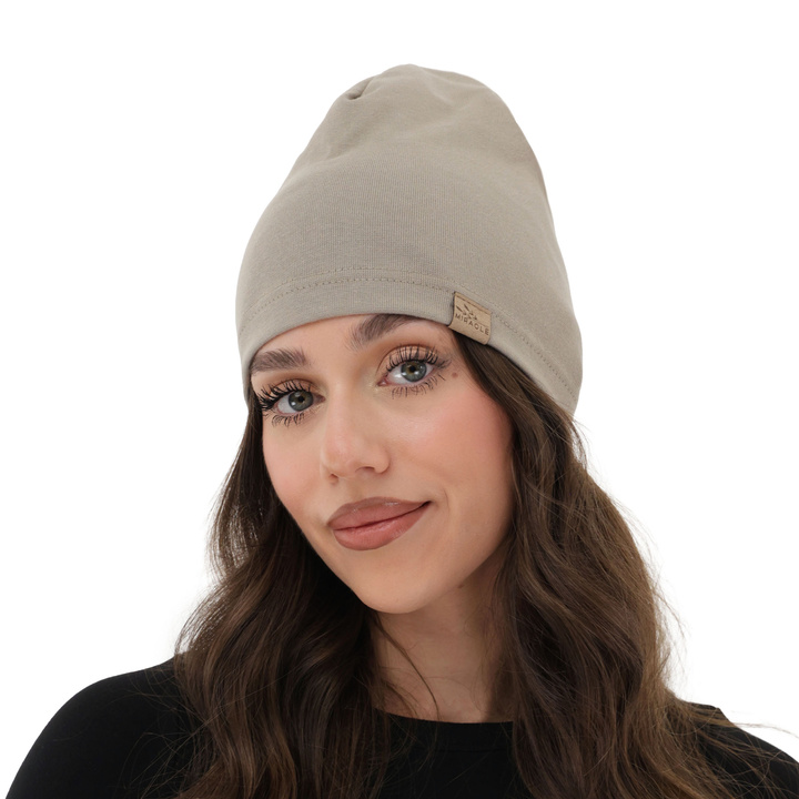 Woman's spring/ autumn hat beige Brema