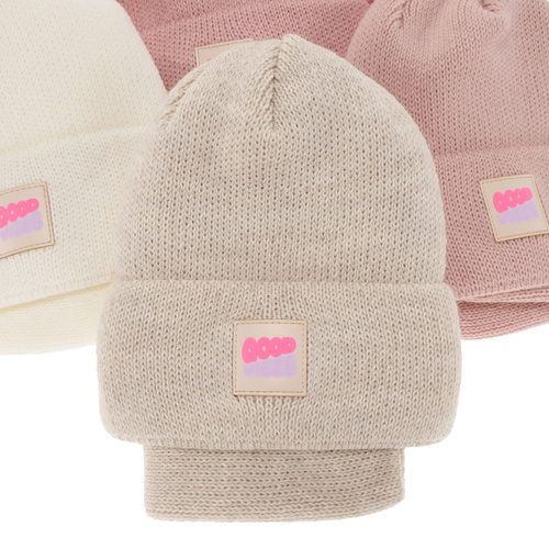 Girl's winter set: hat and tube scarf beige Josephin