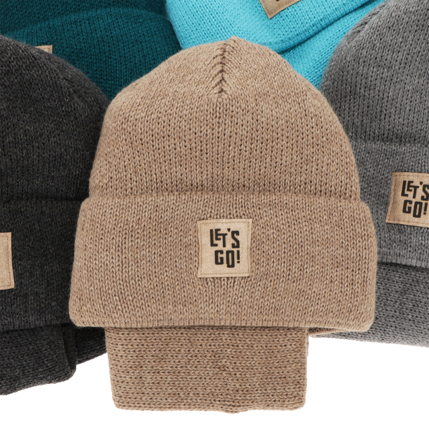 Boy's winter set: hat and tube scarf blue Joseph