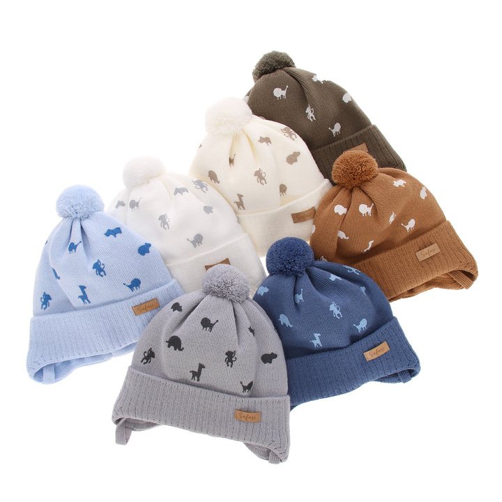 Boy's spring/ autumn hat white Niger
