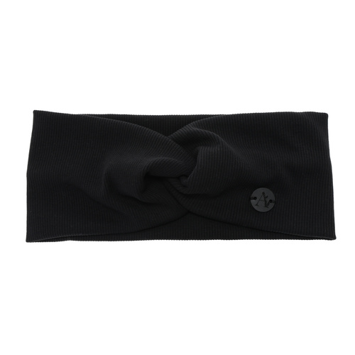 Woman's spring/autumn headband, black, cotton, Auri