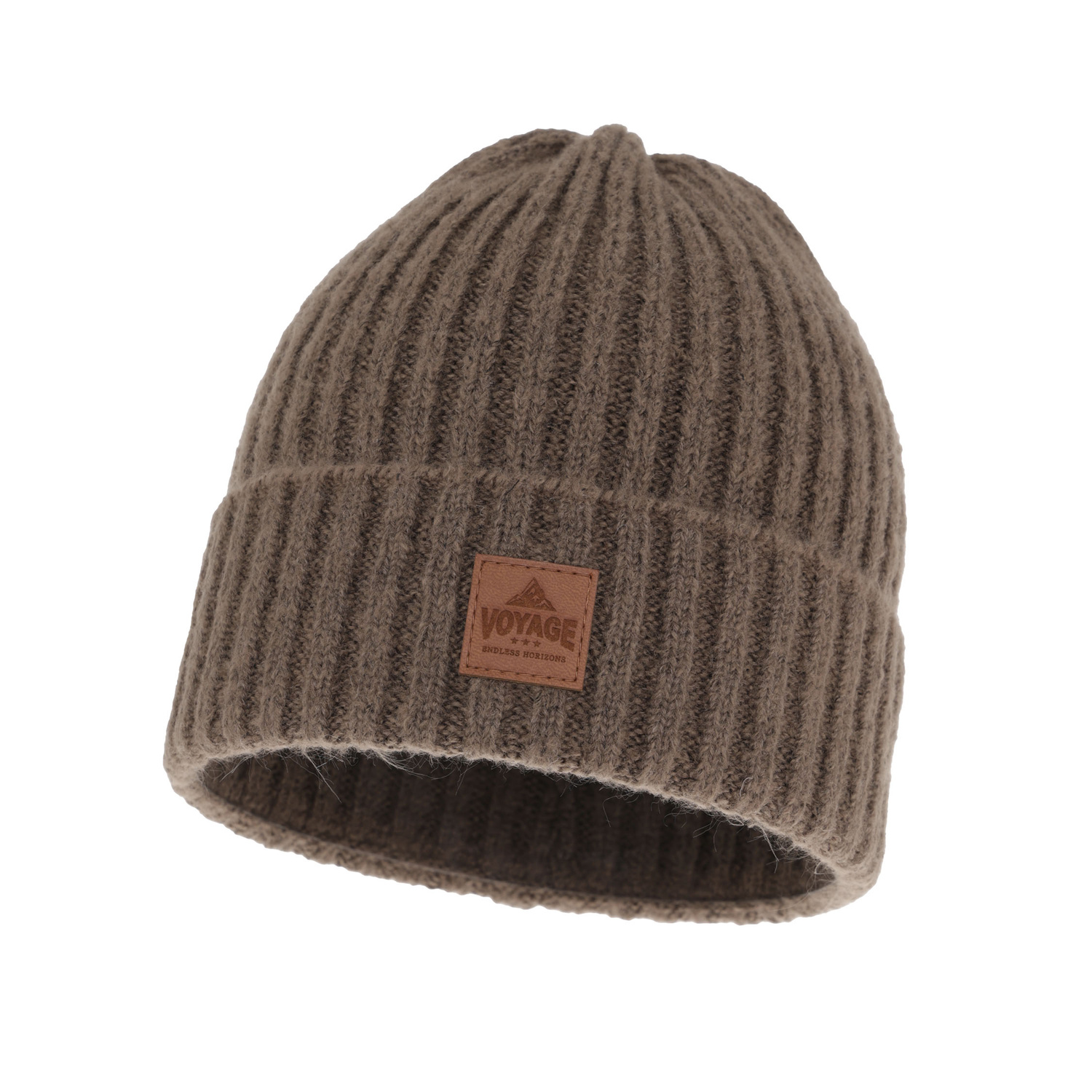 Men's winter hat brown Benet