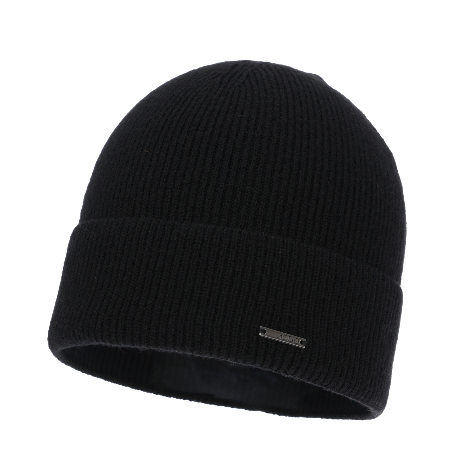 Woman's autumn winter hat, beige, with merino wool and cashmere, Sindra