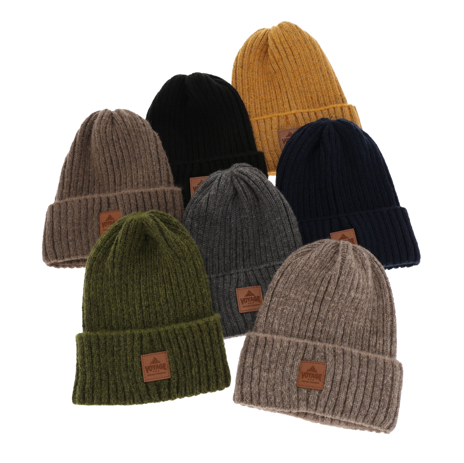 Men's winter hat brown Benet