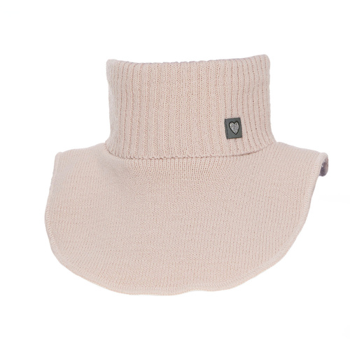 Girl's winter neck warmer, light pink, lined, Rafa