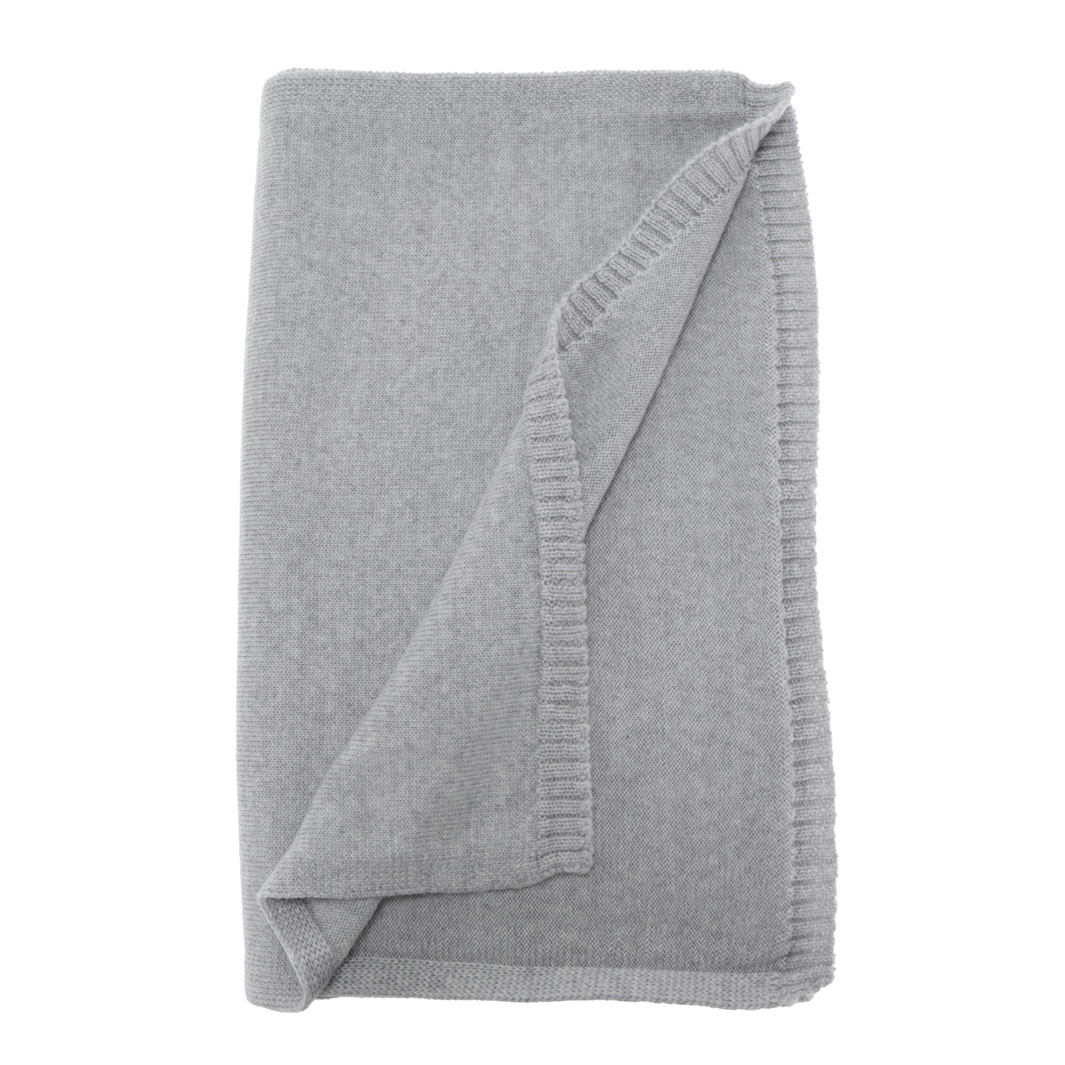 Woman's winter scarf, grey, 100% merino wool, Elonia
