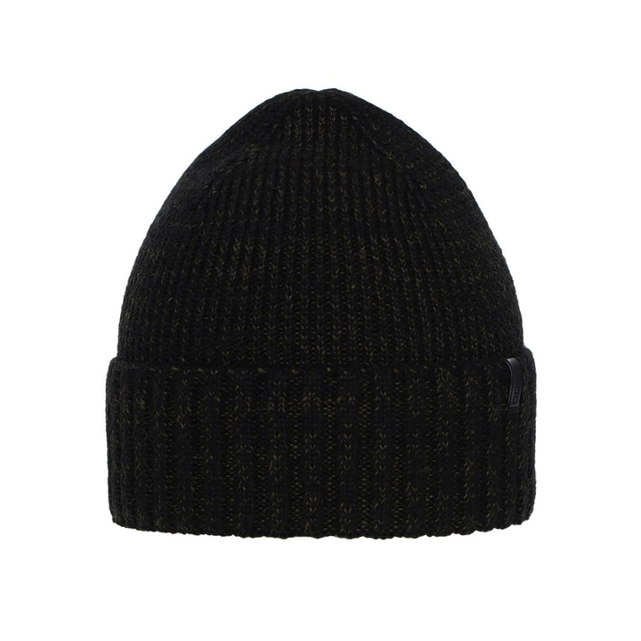 Men's winter hat - green merino wool Nori