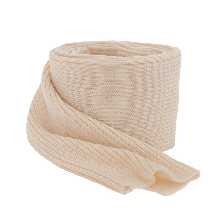 Women's winter scarf ecru 100% extra fine merino wool Jessica