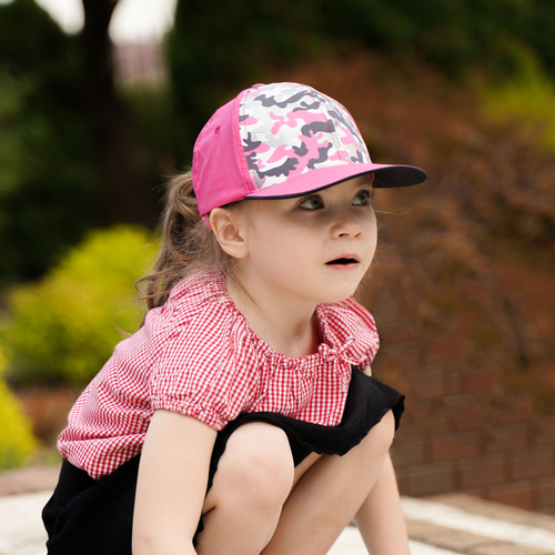 Girl's summer cap black Moro