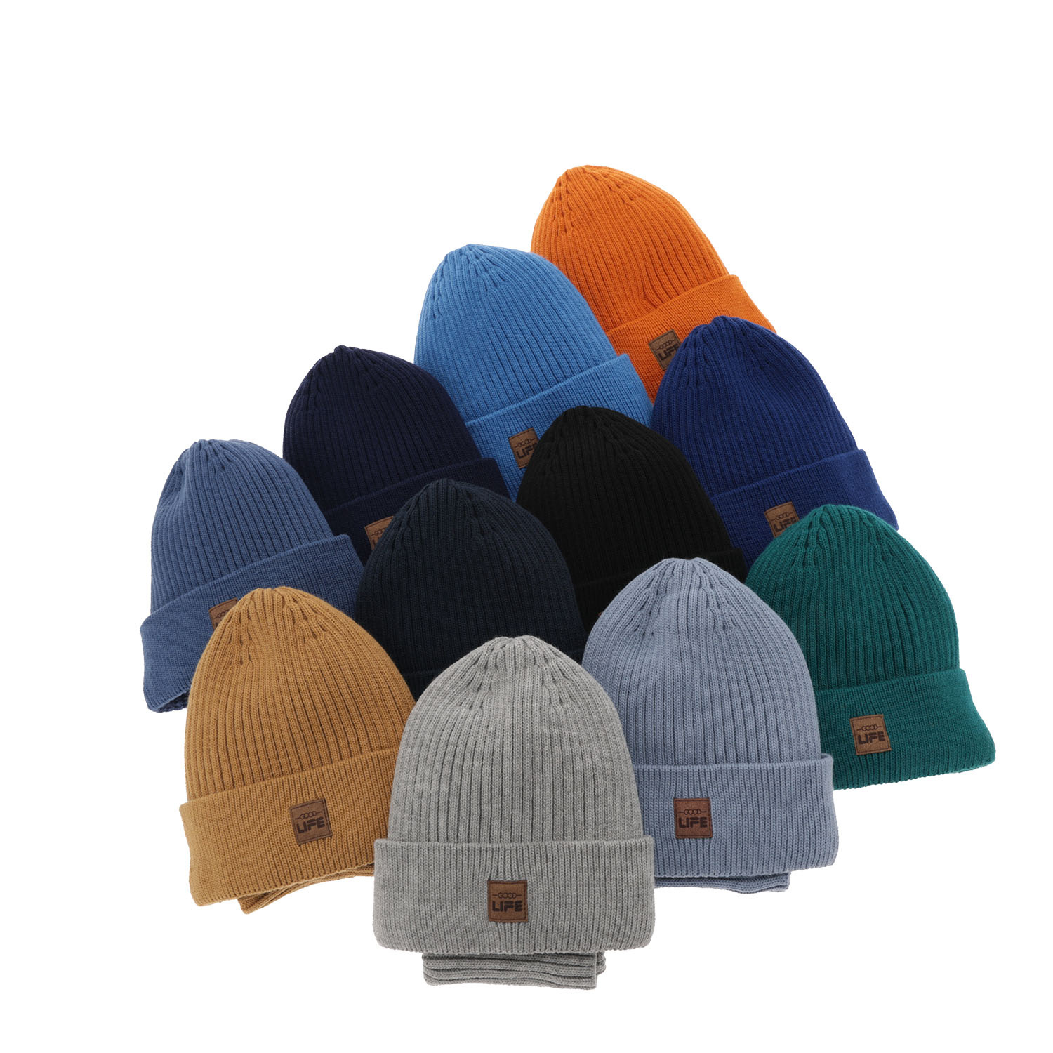 Boy's winter set: hat and tube scarf camel Basilio