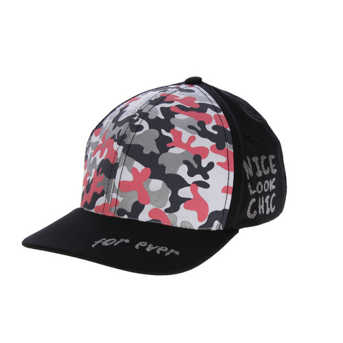 Girl's summer cap black Moro