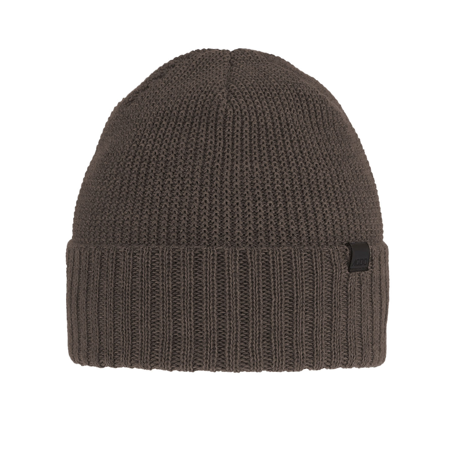 Men's winter hat - brown merino wool Sewer