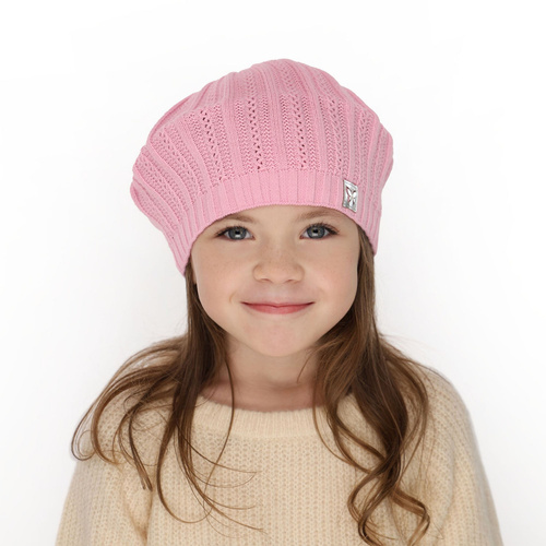 Girl's spring/ autumn beret violet Luina