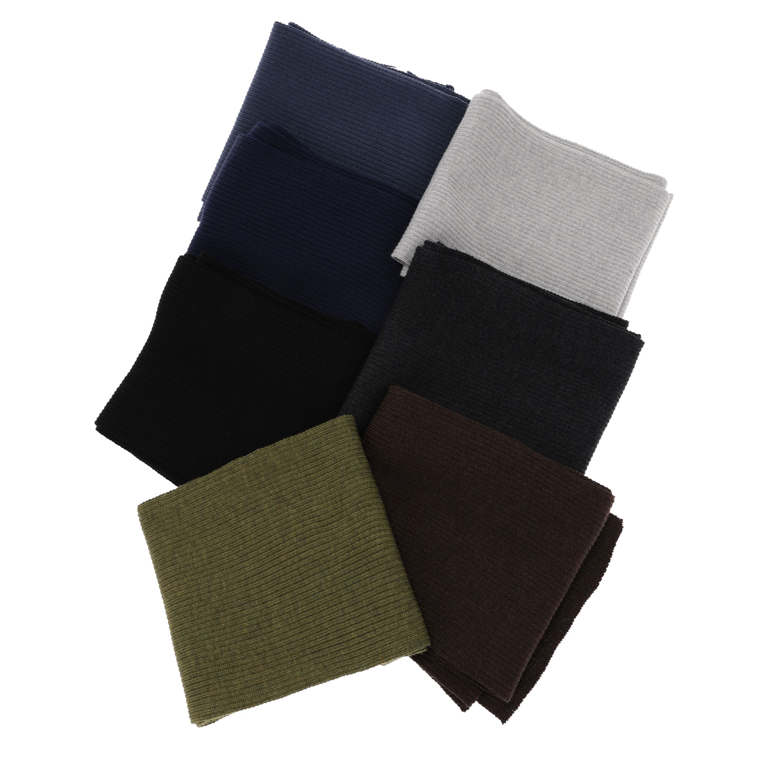 Men's winter scarf grey 100% extra fine merino wool Brayan