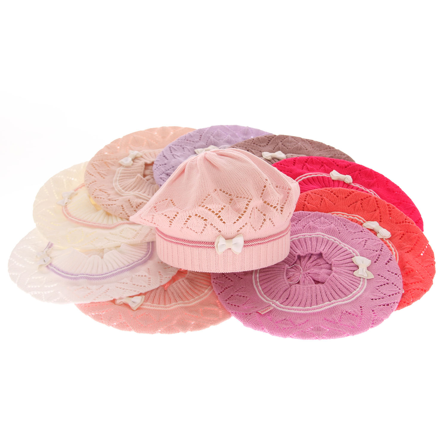 Girl's spring/ autumn beret red Bibi