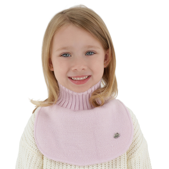 Girl's winter tube scarf violet Pixi
