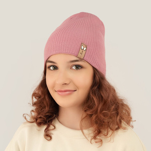 Girl's spring/ autumn beret black Rachela