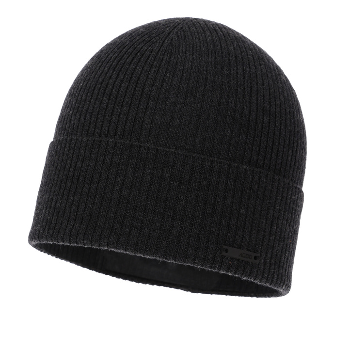 Men's spring, autumn hat grey 100% merino wool Fleur