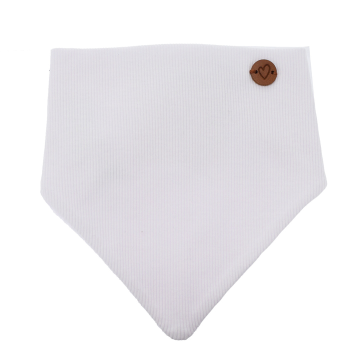 Girl's autumn, spring shawl, white, cotton Lucy