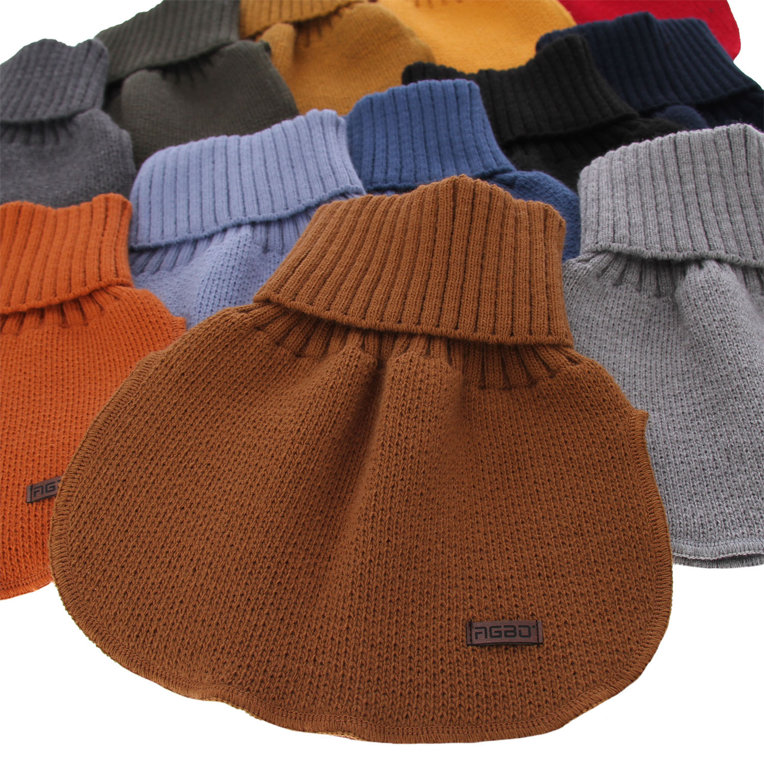 Boy's winter tube scarf blue Gobi