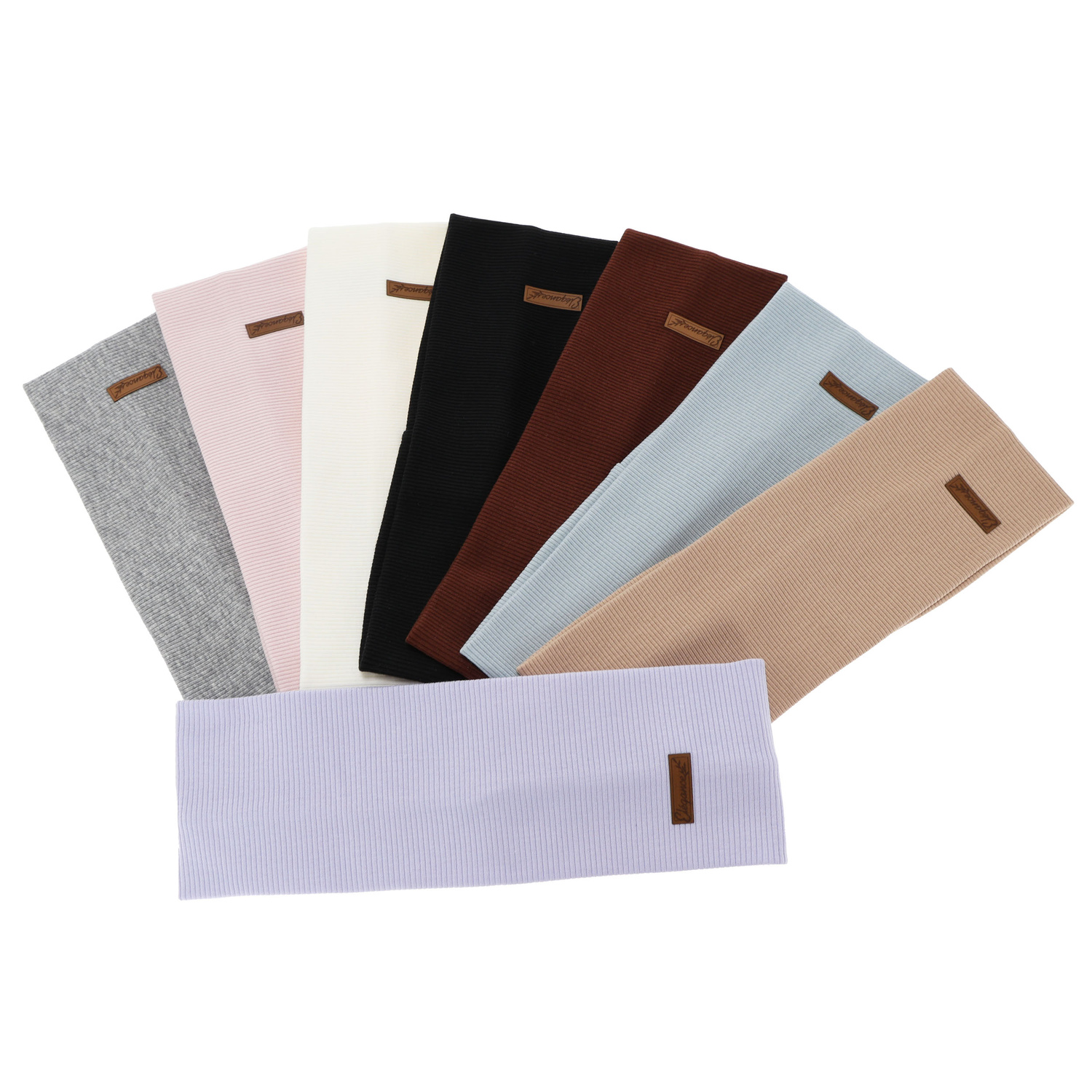 Women's spring/autumn headband beige cotton Sharon