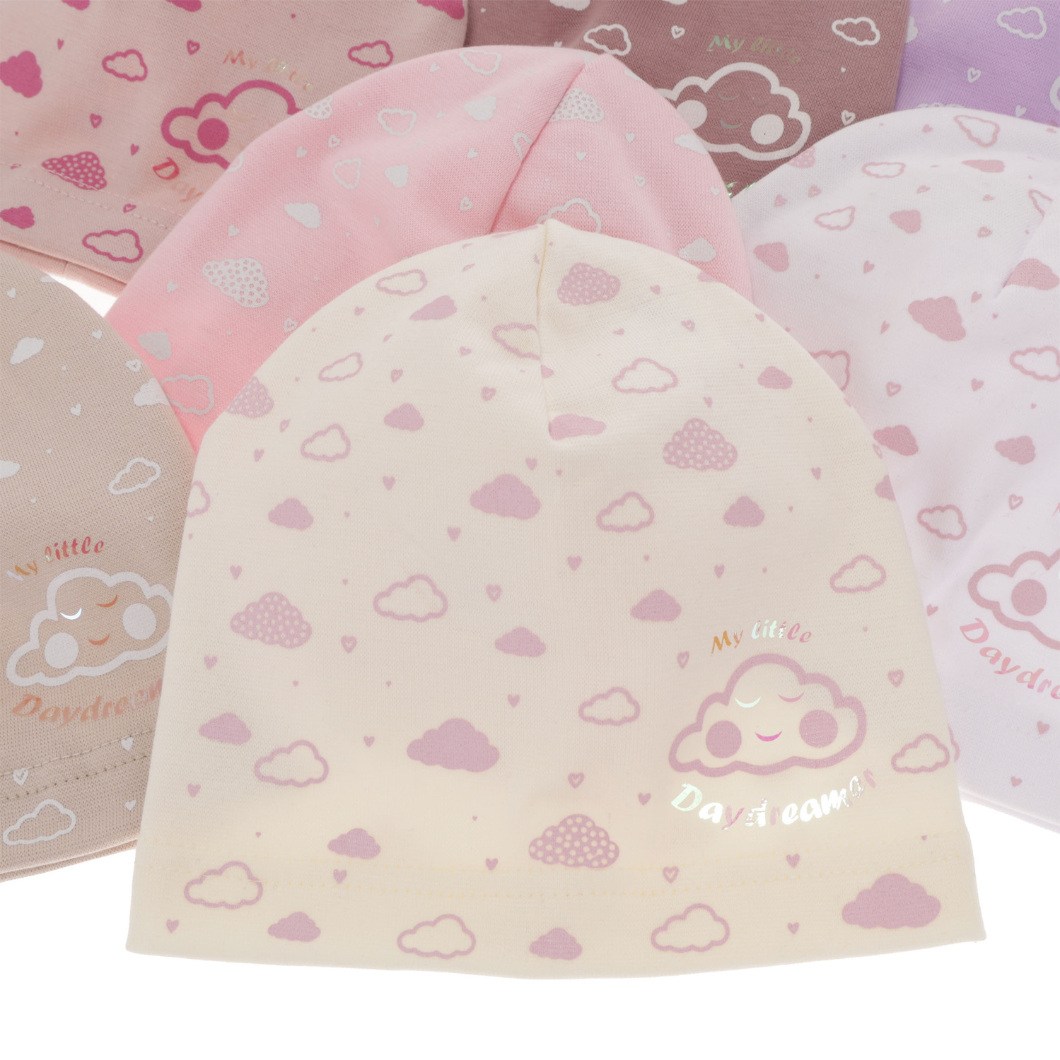 Girl's spring/ autumn hat pink Klaudyna