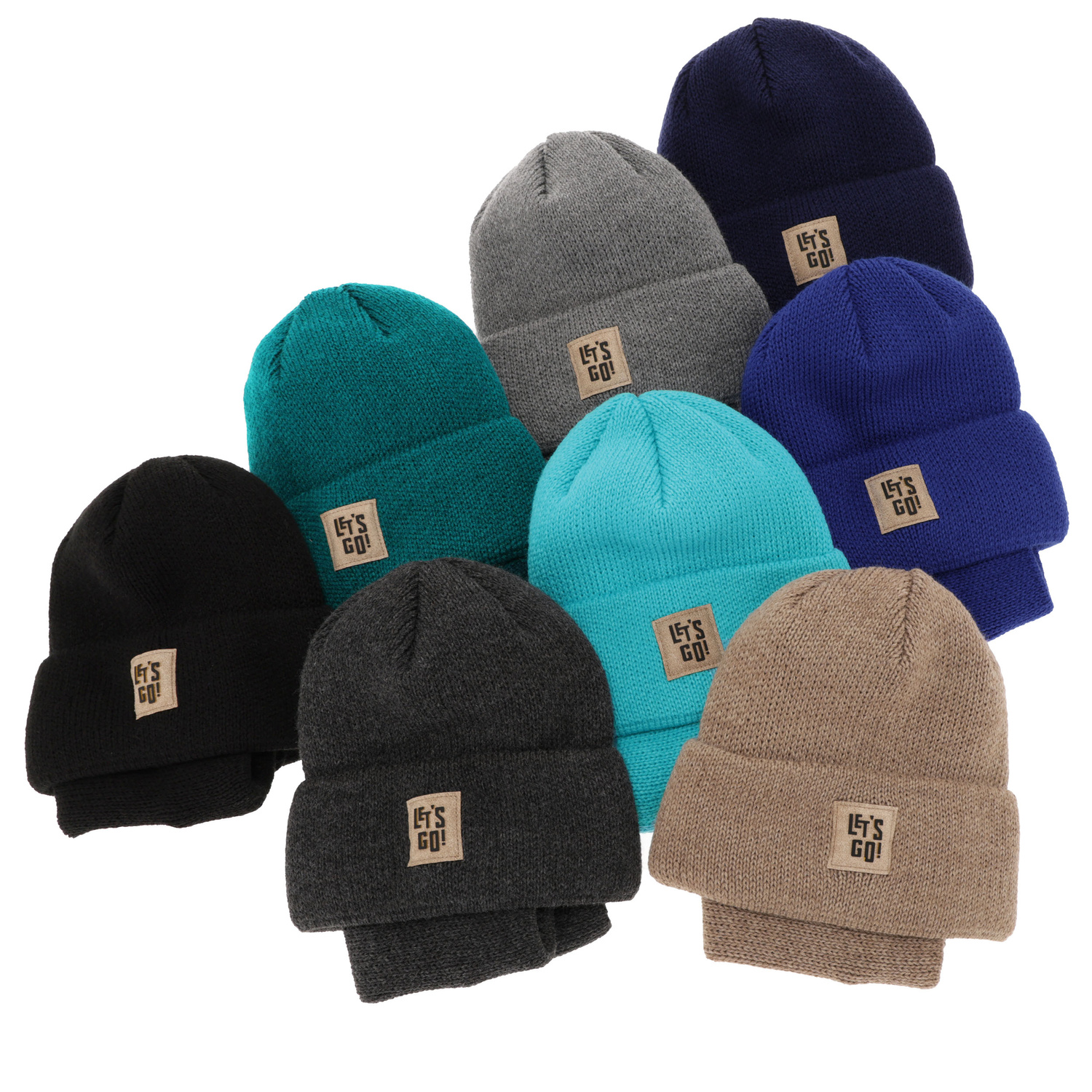 Boy's winter set: hat and tube scarf black Joseph