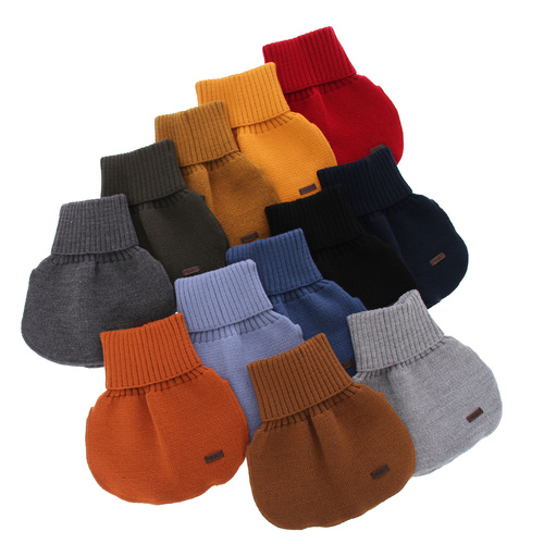 Boy's winter tube scarf blue Gobi