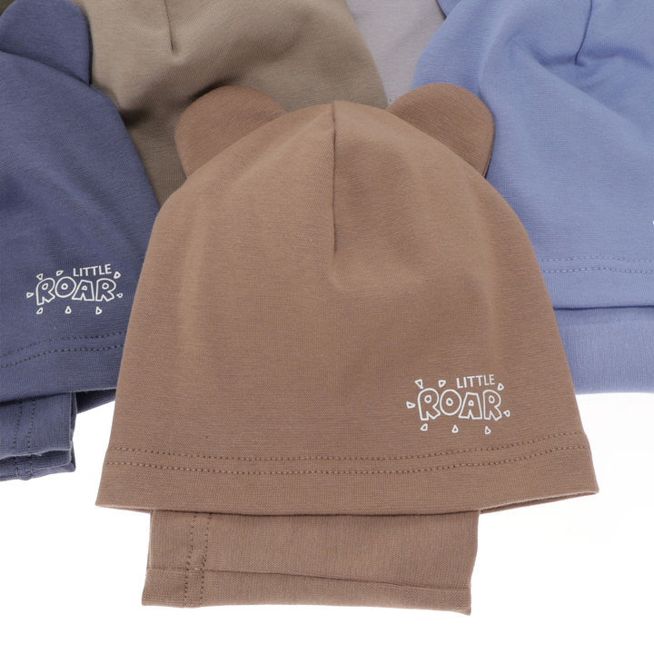 Boy's spring/ autumn set: hat and tube scarf grey Cymes