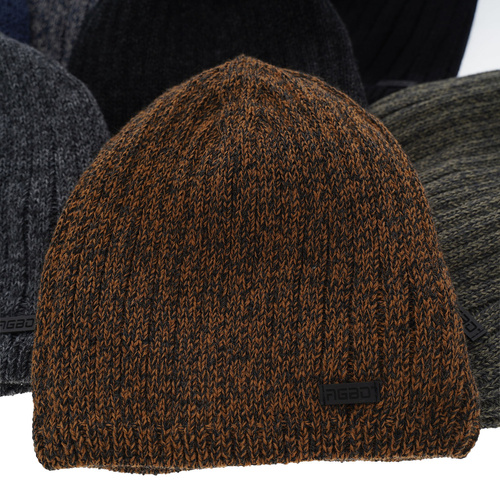 Men's winter hat grey Rywal
