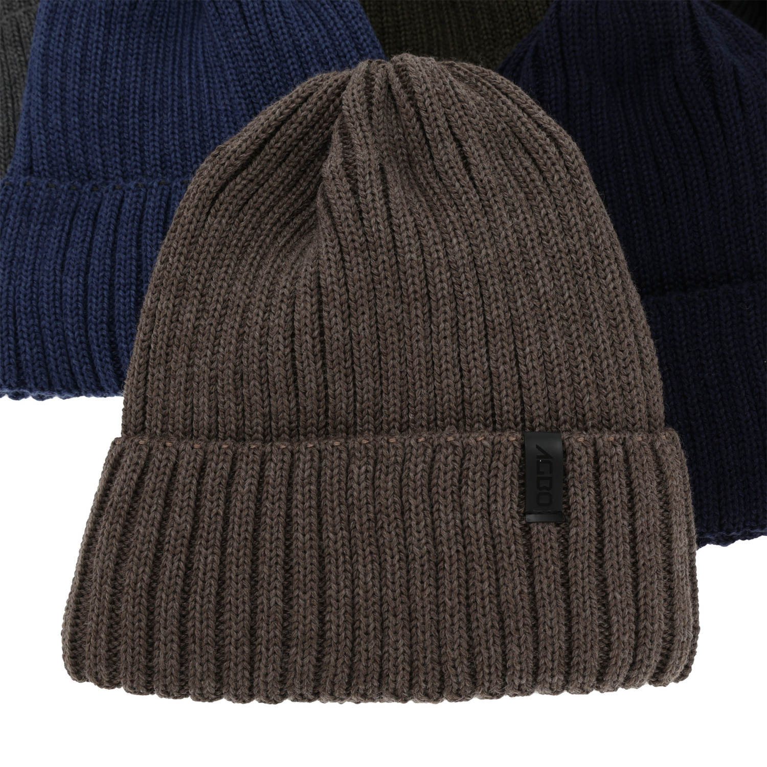 Men's winter hat, brown, with merino wool, Tyrol