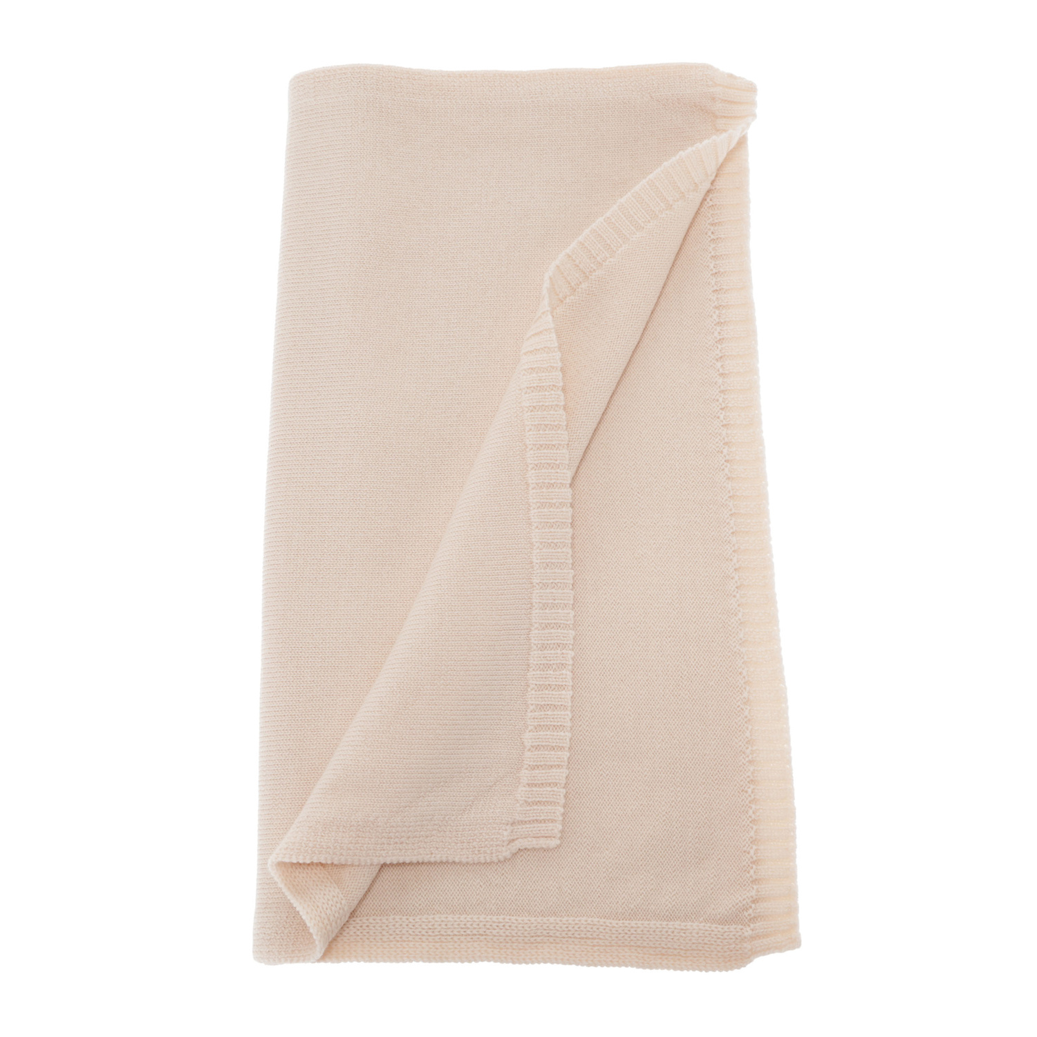 Woman's winter scarf, light pink, 100% merino wool, Elonia