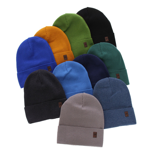 Children's autumn/ spring set: hat and tube scarf, with cotton, blue Dragon