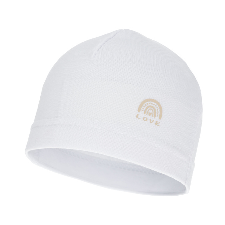 Boy's spring/ autumn hat, white, Buddy