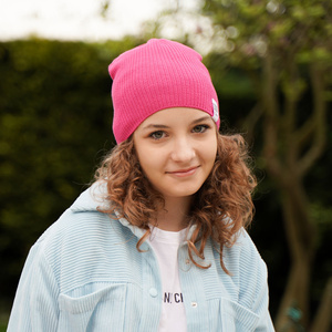 Girl's spring/ autumn set: hat and tube scarf black Farinka