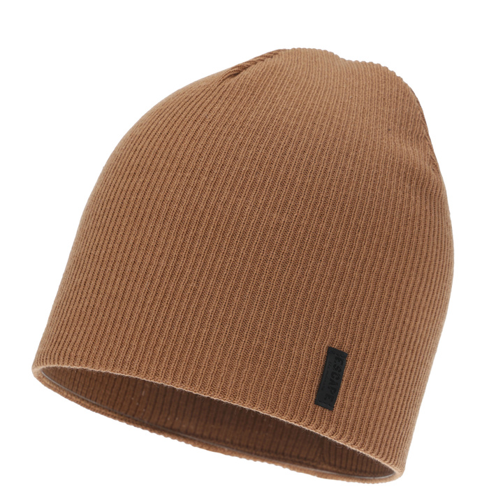 Men's winter hat, camel, Salten